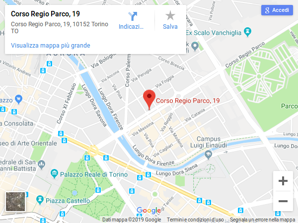 Mappa e indirizzo dell'Istituto Regio Parco